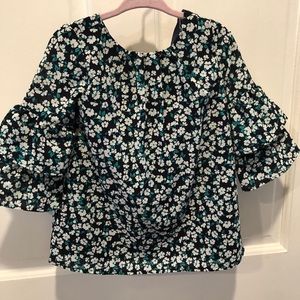 Navy floral dress Janie and Jack